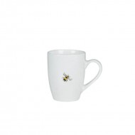 Dunelm Porcelain Bee Mug, White