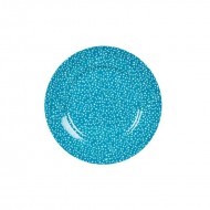 Dunelm Porcelain Polka Dot Side Plate,7.5 inch Teal