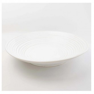 Churchgate Ceramic Ripple High Quality Bowl, Biege, 36cm