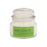 Candlelight Large Wax Filled Glass Jar Sweet Apple Pie Scent, 240 grams