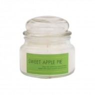 Candlelight Large Wax Filled Glass Jar Sweet Apple Pie Scent, 240 grams