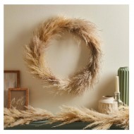 Dunelm Seasonal Pampas Wreath Natural, 35cm 