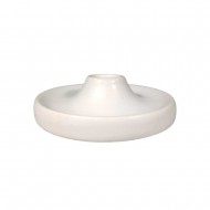 Dunelm White Ceramic Candle Holder