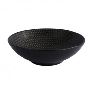 Dunelm Carbon Stoneware Serving Bowl, 24cm