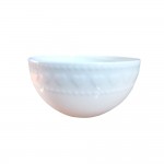 Dunelm Emboss Heart Cereal Bowl, White, 14cm 