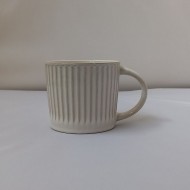 Dunelm Ribbed Classic Coffee Mug 