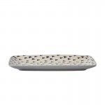 Dunelm Global Grey Platter, 23 cm