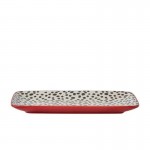 Dunelm Global Red Platter, 23cm