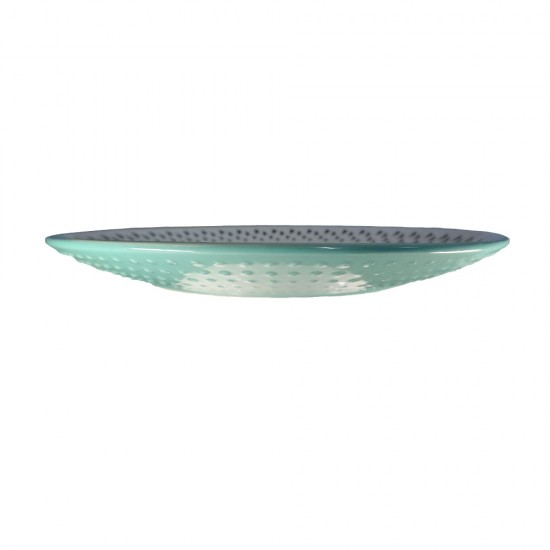 Shop quality Dunelm Global Dinner Plate, Teal/White, 27 cm in Kenya from vituzote.com Shop in-store or online and get countrywide delivery!