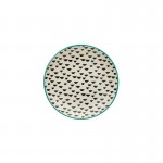 Dunelm Global Teal Stoneware Side Plate, 21.3 cm