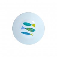 Dunelm Fish Pattern Side Plate