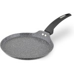 Tower Cerastone Forged Aluminium Crepe Pan with Ceramic Non-Stick Coating, 25cm, Graphite