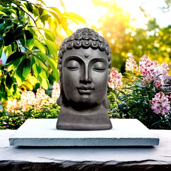 Shop quality Rolin Budha Head Outdoor and Indoor Decoration - Fiber Concrete / 40 CM Height in Kenya from vituzote.com Shop in-store or online and get countrywide delivery!