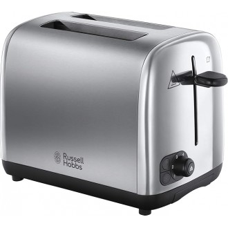 Russell Hobbs 2 Slice Toaster with Perfect Toast Technology for improved evenness.