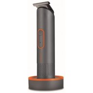 Carmen Titan Men’s 3-in-1 Cordless Hair Clipper Set with Detail Trimmer, 4 Comb Lengths, Rechargeable, Titanium & Orange