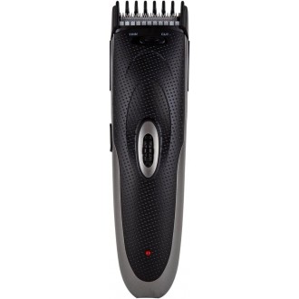 Carmen Signature Men’s Hair Clipper with Adjustable Cutting Lengths & Cordless Operation, Black