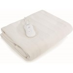 Tower Full Size Double Heated Under Blanket with Overheat Protection, White