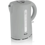 Swan Jug Kettle with Rapid Boil, Detachable Filter, 1.7L, 2200W, Grey