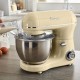 Swan  Retro Stand Mixer with 4L Stainless Steel Bowl, 8 Speed Settings, Pulse Function, 800W, Cream