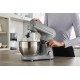 Swan  Retro Stand Mixer with 4L Stainless Steel Bowl, 8 Speed Settings, Pulse Function, 800W, Grey