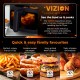 Tower, Vortx Vizion 6L Air Fryer with Colour Digital Display, Digital Control Panel & 7 One-Touch Pre-Sets, 1750W, Black