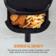 Tower, Vortx Vizion 6L Air Fryer with Colour Digital Display, Digital Control Panel & 7 One-Touch Pre-Sets, 1750W, Black