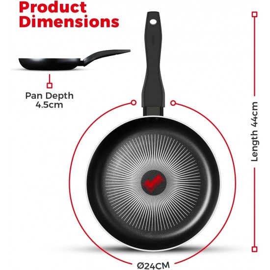 Shop quality Tower Smart Start Gourmet 24cm Aluminum Frying Pan, Black in Kenya from vituzote.com Shop in-store or online and get countrywide delivery!