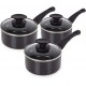 Shop quality Tower Essentials Induction Pot Set, Non Stick Ceramic Coating, Black, 3 Piece, 16/18/20 cm in Kenya from vituzote.com Shop in-store or online and get countrywide delivery!