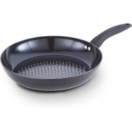 Tower Diamo Frying Pan with Black Diamond Ceramic Non-Stick Coating & Softtex Handle, Aluminium, 30cm, Black