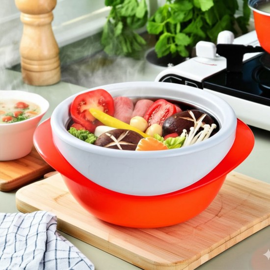 Vakuseal Insulated Food Warmer 600ML -Orange