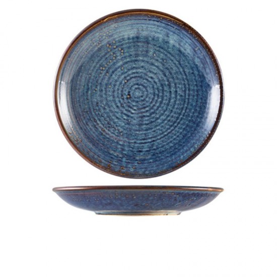 Shop quality Neville Genware Terra Porcelain Aqua Blue Deep Coupe Plate 28cm in Kenya from vituzote.com Shop in-store or online and get countrywide delivery!