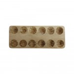 Sunny Daze Handcrafted Meru Oak Egg Tray