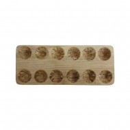 Sunny Daze Handcrafted Meru Oak Egg Tray