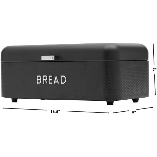 Shop quality Home Basics Kitchen Counter Soho Metal Bread Box, Black in Kenya from vituzote.com Shop in-store or online and get countrywide delivery!