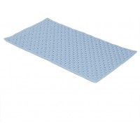 Home Basics Rectangular Bath Mat, Blue