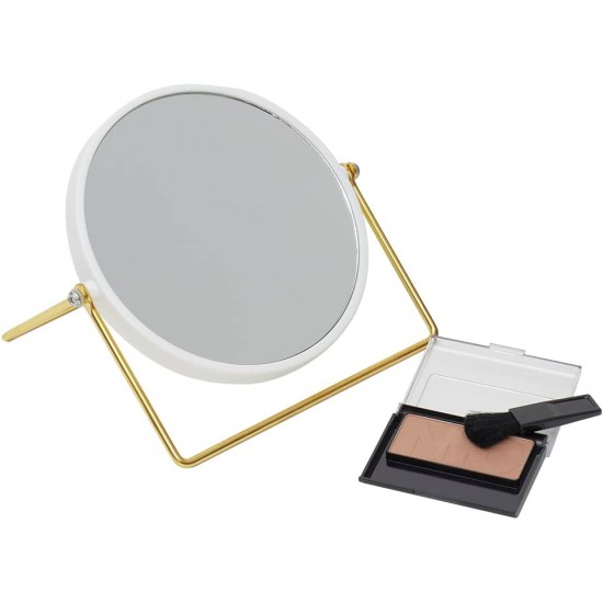 Shop quality Home Basics Double Sided 8" Round Vanity Cosmetic Mirror, Matte Gold in Kenya from vituzote.com Shop in-store or online and get countrywide delivery!