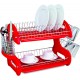 Shop quality Home Basics 2-Tier Plastic Dish Drainer- Red in Kenya from vituzote.com Shop in-store or online and get countrywide delivery!