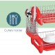 Shop quality Home Basics 2-Tier Plastic Dish Drainer- Red in Kenya from vituzote.com Shop in-store or online and get countrywide delivery!