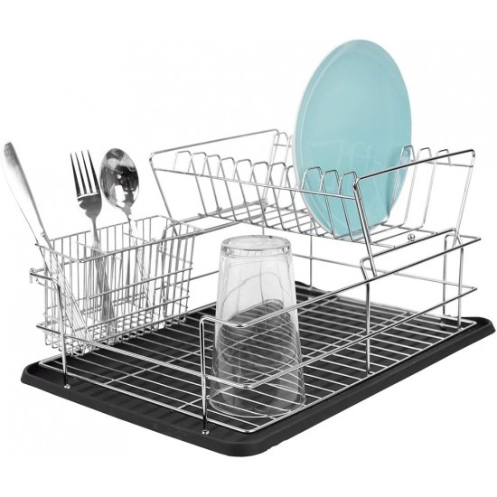 Shop quality Home Basics Deluxe 2 Tier Dish Rack, Black in Kenya from vituzote.com Shop in-store or online and get countrywide delivery!