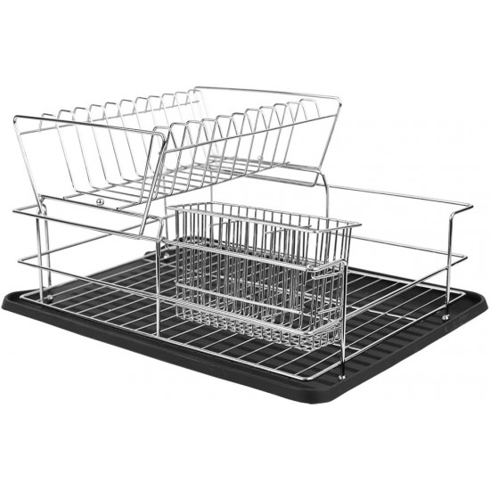 Shop quality Home Basics Deluxe 2 Tier Dish Rack, Black in Kenya from vituzote.com Shop in-store or online and get countrywide delivery!