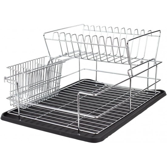 Shop quality Home Basics Deluxe 2 Tier Dish Rack, Black in Kenya from vituzote.com Shop in-store or online and get countrywide delivery!