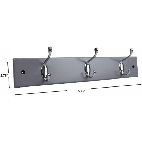 Shop quality Home Basics 3 Double Hook Wall Mounted Hanging Rack, Grey in Kenya from vituzote.com Shop in-store or online and get countrywide delivery!