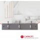 Shop quality Home Basics 3 Double Hook Wall Mounted Hanging Rack, Grey in Kenya from vituzote.com Shop in-store or online and get countrywide delivery!