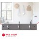 Shop quality Home Basics 3 Double Hook Wall Mounted Hanging Rack, Grey in Kenya from vituzote.com Shop in-store or online and get countrywide delivery!