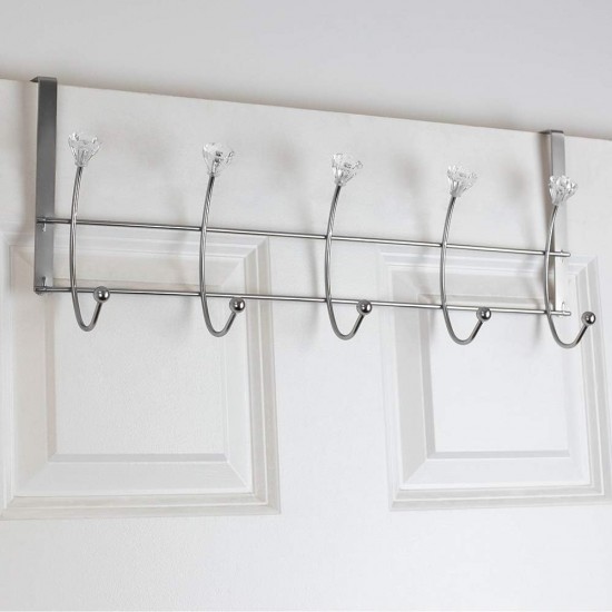 Shop quality Home Basics 5 Hook Hanging Rack with Crystal Knobs, Chrome in Kenya from vituzote.com Shop in-store or online and get countrywide delivery!