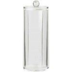 Home Basics Cosmetic Pad Holder-Clear