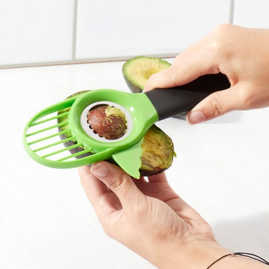 Shop quality Home Basics 3-in-1 Avocado Slicer, Green in Kenya from vituzote.com Shop in-store or online and get countrywide delivery!