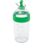 Home Basics Salad Dressing Mixing Bottle, Green