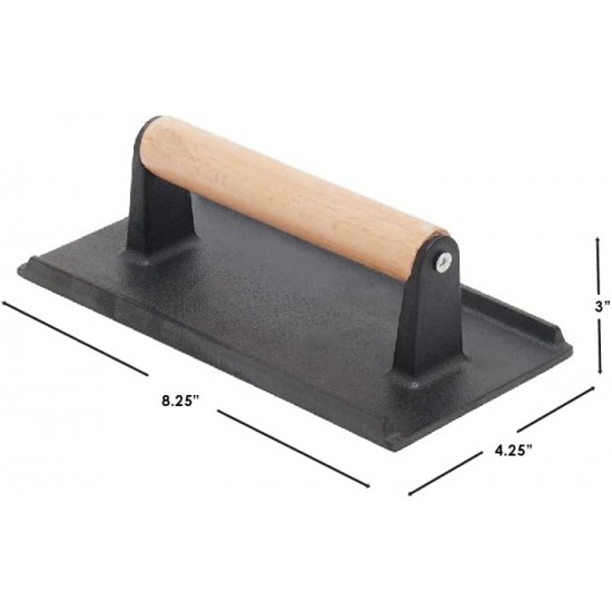 Shop quality Home Basics Cast Iron Bacon Press with Wood Handle, Black in Kenya from vituzote.com Shop in-store or online and get countrywide delivery!