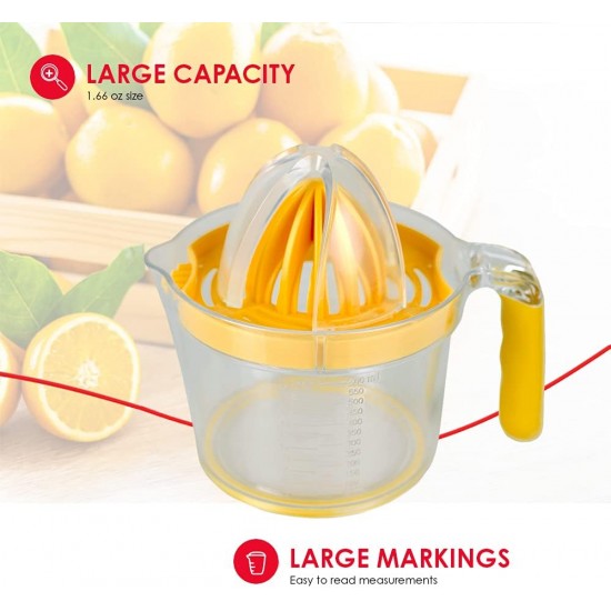 Shop quality Home Basics 4-in-1 Hand Press Juicer with Built-in Measuring Cup and Egg Separator, Yellow in Kenya from vituzote.com Shop in-store or online and get countrywide delivery!